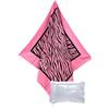 Seamar Fouta Singolo New Zebra 100% Cotone Telo Mare con Frange Asciugamano Pareo da Spiaggia Misura 90x170 cm (Rosa)