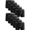 NEXT Uomini Confezione da 10 Boxer Aderenti 100% Cotone Nero L
