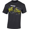Baddery Maglietta da Bicicletta per Bambini : Downhill Adrenaline - Idea Regalo Bambino Bambina - T-Shirt Ciclista Camicia Bici MTB Velo Mountain-Bike - Sport Maglia Ciclismo - Natale (152)