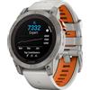 GARMIN FENIX 7 PRO 47MM SAPPHIRE SOLAR FOG GRAY ORANGE Orologio GPS Multisport