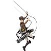 Total Anime Eren Jaeger - Statuetta da 16,5 cm, con facce intercambiabili, mani permutabili e arma