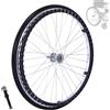 Generic Ruote per Carrozzina Disabili Posteriore 20/22/24 Pollici Pneumatici Antiscivolo per Sedia a Rotelle Apertura 1.2cm Larghezza Asse 5.5cm per Sedie a Rotelle Disabili(24 * 13/8 Black)