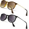 SUNGAIT Tondi Vintage Occhiali da Sole per Donna Uomo Classic Retro Designer Stile