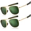 SUNGAIT Military Occhiali da sole da uomo Stile Pilota polarizzati- Baionetta Templi SGT285JKML-JKML-IT