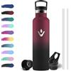 KollyKolla Borraccia Acciaio Inox 750ml, Borracce in Acciaio a Doppia Parete, Bottiglia Termiche con Cannuccia, Riutilizzabile, a Prova di Perdite, senza BPA, Bottiglia per Bambini, Scuola, Gimnasio, Palestra