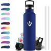 KollyKolla Borraccia Acciaio Inox 750ml, Borracce in Acciaio a Doppia Parete, Bottiglia Termiche con Cannuccia, Riutilizzabile, a Prova di Perdite, senza BPA, Bottiglia per Bambini, Scuola, Gimnasio, Palestra