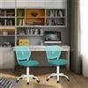 FurnitureR 2 sedie ergonomiche da scrivania per bambini, ragazzi, ragazze, gemelli, altezza regolabile, girevole, sedia da scrivania per computer portatile, per casa, ufficio, studio