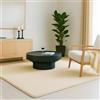 VOUNOT® Tappeto Morbido a Pelo Corto 160x230 cm, per Salotto e Camera da Letto, Lavabile in Lavatrice, con Doppio Sistema Antiscivolo, Stile Moderno, Beige