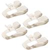 Housoutil 1 Set Gancio Per Utensili Elettrici Fessura Catena Clip Da Cintura Elettroutensili Fibbie Per Cinture Gancio Da Cintura Per Trapano Avvitatore Ganci Per Cintura Acciaio Silver 4 Pz