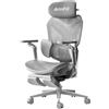 AutoFull G7 Sedia Gaming Ergonomica, Sedia da Gaming con Supporto Lombare Dinamico, Braccioli Girevoli a Doppio Asse 720°, Schienale Reclinabile a 140° e Cuscino Cervicale 4D (Bianco)