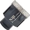 NBB Punta a tazza diamantata con M14, per foratura professionale a secco o ad umido su porcellana dura, ceramica, piastrelle, granito, marmo, veloce, durevole, per smerigliatrice angolare (Dia.50mm)