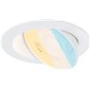 Paulmann ENC - Set Aumus orientabile 3 stepdim LED, 1 x 750 lm, 2700-6500 K, 5 W, 230 V, colore: bianco smerigliato 92253