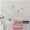 Wallity Hanah Home Accessorio decorativo da parete in metallo, fatto a mano, 42 x 70 cm, 100% metallo (1,5 mm), design unico dipinto a mano, perfetto per gli amanti della decorazione domestica e dell'arte