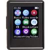 Jectse Lettore MP3 da 80 GB con Bluetooth E WiFi, Lettore MP3 Spotify con Audio HiFI Lossless con FM, Radio, Registrazione, E Book Touch Screen da 1,77 Pollici Streaming (con scheda di