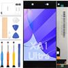 LADYSON 6 Per SONY Xperia XA1 Ultra Sostituzione Dello Schermo G3221 G3212 G3223 G3226 Display LCD Digitizer Per Sony C7 Assemblea Touch Glass Completo di Parti di Riparazione Kit + Strumenti (Nero)