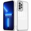 PanXCase Cover Trasparente per Samsung Galaxy A52 / A52 5G / A52s 5G - Custodia Clear con Lens Protector Ultra Sottile Morbida Antiurto con Protezione Fotocamera (Bianco)