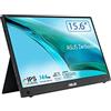 ASUS ZenScreen MB16AHG Monitor Portatile 16" pollici (15,6), FHD (1920 x 1080), IPS 144Hz, USB-C, Mini-HDMI, Freesync Premium, attacco per treppiede, Filtro Luci Blu, Anti-sfarfallio, Nero
