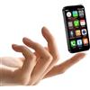 YOHOPE Mini telefono, schermo HD da 3 pollici, Dual SIM, 2GB RAM + 16GB ROM, Face ID, WIFI, smartphone compatto per bambini e backup (nero)