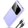 Coucur Power Bank 10000mAh, 22.5W Ricarica Rapida Powerbank per iPhone 16/15/14/13/12/11 Samsung Xiaomi etc, Leggero Caricatore Portatile con 3A USB-C Ingressi e Uscite Compatibile con Android iOS 2025