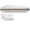EVERGREENWEB MATERASSI & BEDS Evergreenweb - Materasso MEMORY FOAM Matrimoniale 160x200 Alto 24 cm Onda MASSAGGIANTE Ortopedico Fodera Antiacaro Sfoderabile Traspirante Lastra Waterfoam Schiuma Ecologica 7 Zone Ergonomico OFFERTA