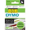 DYMO D1 etichette originali | Rotolo da 19 mm x 7 m | stampa nera su giallo | etichette autoadesive per etichettatrice LabelManager | 1 Pezzo