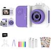 MISIRUN Macchina fotografica bambini istantanea,Regalo di Natale e Compleanno per giochi Bambina 4 5 6 7 8 9 10 11 12 Anni, Fotocamera Digitale Selfie 1080P con 5 Rotoli di Carta Termica e Scheda da 32GB