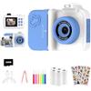 MISIRUN Macchina fotografica bambini istantanea,Regalo di Natale e Compleanno per giochi Bambina 4 5 6 7 8 9 10 11 12 Anni, Fotocamera Digitale Selfie 1080P con 5 Rotoli di Carta Termica e Scheda da 32GB