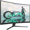 Philips Gaming Monitor 32M2C3500L 31.5 pollici, Curvo, 2560x1440, WQHD, 180Hz, Fast VA Panel, 0.5ms MPRT, , (HDMI2x 2.0 DP 1x 1.4) Adaptive Sync, HDR10, FreeSync, Grigio Scuro