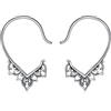 Shusukue Orecchini da donna in argento 925, stile bohémien, stile vintage, volpe, orso, lupo, mucca, leone, elefante, croce, tigre, orecchini per mamma, moglie, ragazza, uomo, Argento sterling
