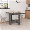 DEGHI Tavolo consolle allungabile 30-130x76 cm in legno antracite - Modisto