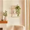 DEGHI Libreria sospesa 40x58h cm in acciaio beige