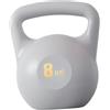 QSTDGVPW Kettlebell Autoriempito per Fitness Ed Esercizi a Casa, Grigio 8 kg