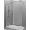 Tamanaco Parete Doccia Walk in 100 Profilo Cromo