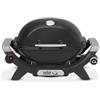 Weber Q 1100N Barbecue a Gas, 42 x 31 cm Superficie di Cottura, Barbecue Portatile, 1 bruciatore, griglia in ghisa Smaltata a Due Pezzi, Coperchio e Corpo in Alluminio pressofuso - Nero (1501925)