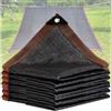 ZHJSHOU Rete Ombreggiante Nero,Teli Ombreggianti da Esterno Telo Recinzione Giardino HDPE, Protezione UV 70%,per Esterno, Serra, Balcone, Giardino,Rete Pollaio,0.5X1m