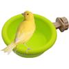 MEISO Vasca da Bagno per Uccelli, Appeso Uccello Vasca Da Bagno Doccia, Vasca da bagno Bird, Accessori Doccia Gabbia per Uccelli, Bagno per uccelli in Plastica, per Pappagalli Canarini (A)