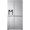 LG GSLV91MBAC Frigorifero Americano Side-by-Side, Classe C, Firgorifero No Frost, 635L, Wi-Fi, Tecnologia Door&Linear Cooling, Fresh Balancer, Dispenser Senza Allaccio, Igienizzazione UVnano, Acciaio