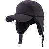 Gisdanchz Berretto Donna Inverno Berretto Baseball Uomo Donna Invernale Caps Cappello Lana Golf Invernali Trucker Russo Lungo Ragazzo Visiera Cotone Inverno Protezioni Cappelli Pesca Nero