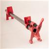 JEH 3/4 800 mm incluso morsetto set morsetto tubo fascetta morsetto morsa morsetto lavorazione legno incollaggio tubo resistente - nero e rosso