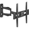 CAVO Motion Supporto a parete per TV per schermi da 32 a 55 pollici fino a 35 kg Supporto girevole e inclinabile Max VESA 400 x 400 mm per TV e monitor piatti e curvi