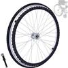 Generic Ruote per Carrozzina Disabili Posteriore 20/22/24 Pollici Pneumatici Antiscivolo per Sedia a Rotelle Apertura 1.2cm Larghezza Asse 5.5cm per Sedie a Rotelle Disabili(22 * 13/8 Black)