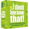 Hygge Games I should have known that, 21026 About Things You Oughta Know. Gioco di carte Trivia [lingua inglese]