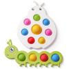 Felly 2PCS Giocattoli Fidget Push And Pop Bubble per Bambini 10 Mesi e Oltre, Gioco Sensoriali Antistress Rilassante, Ansia Sollievo e Promuove Le capacità Motorie, Regali per Feste Compleanno Natale