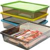 Youngever 3 Pacchi Contenitore per Carne 5L, Contenitori per affettati Fresh, Contenitore per Salumi
