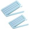 jatimdotin 10 Pezzi Chiudi Sacchetti, 15/12 cm Mollette Chiudi Sacchetti Clip, Chiudi Sacchetti Cucina Riutilizzabile, per Cucina Caramelle Snack Noci Patatine(Blu)