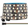 BTF-LIGHTING 5050SMD WS2814 IC RGBW 4in1 Striscia LED Indirizzabile RGB+Bianco Caldo 5M 84LEDs/m DC12V PCB Nero IP30 Non Impermeabile Dreamcolor per DIY-Project Decorazione Interna (Solo Striscia)