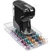 Navaris Cassetto Porta Capsule - Portacapsule in Acrilico - Contenitore Organizzatore per Macchina da Caffè - Facile da Usare senza Installazione - Ideale per Casa Ufficio e Bar