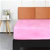 Lirex Lenzuola con Angoli in Raso, Letto Matrimoniale 160x200cm, per Materassi Alti Fino a 35 cm, Lussuoso e Setoso Biancheria da Letto in Poliestere Morbido, Rosa Sakura