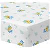 CTI Le Roi Lion Simba Lenzuolo con Angoli, 100% Cotone, Bianco, 90 x 190 cm