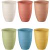 Guzzini -SET 6 BICCHIERI ALTI 'TIERRA'Colori decori vari